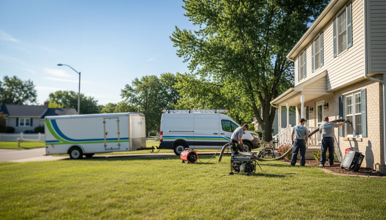 Flooded Basement Restoration And Cleanup With Repair in Norfolk, NE near me